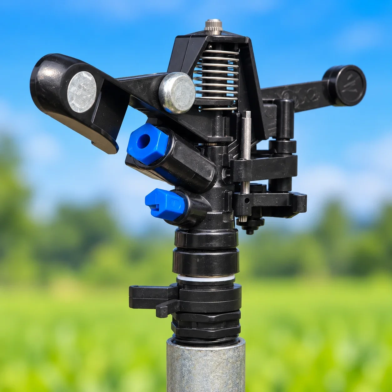 3/4 inch plastic impact sprinkler for agricultural and garden irrigation